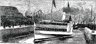 Opening of Albert Edward Dock