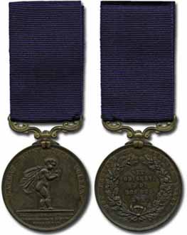Royal Humane Society Bronze medal